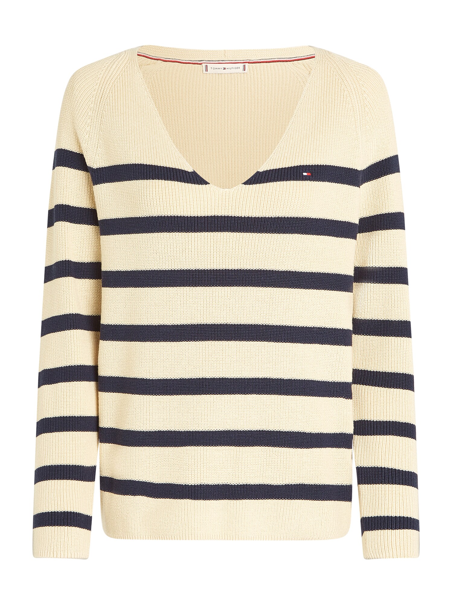 TOMMY HILFIGER Pulóver  tengerészkék / gyapjúfehér akciós termékkép 1