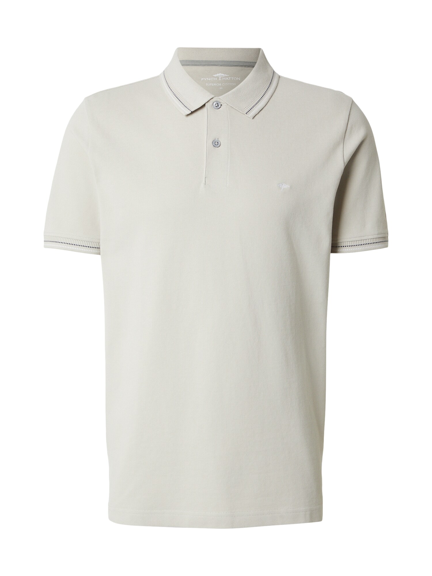 FYNCH-HATTON Tricou  grej / negru / alb