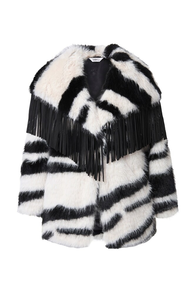 Angel of Style Jacke Damen Größe 4XL schwarz / weiß Winterjacke