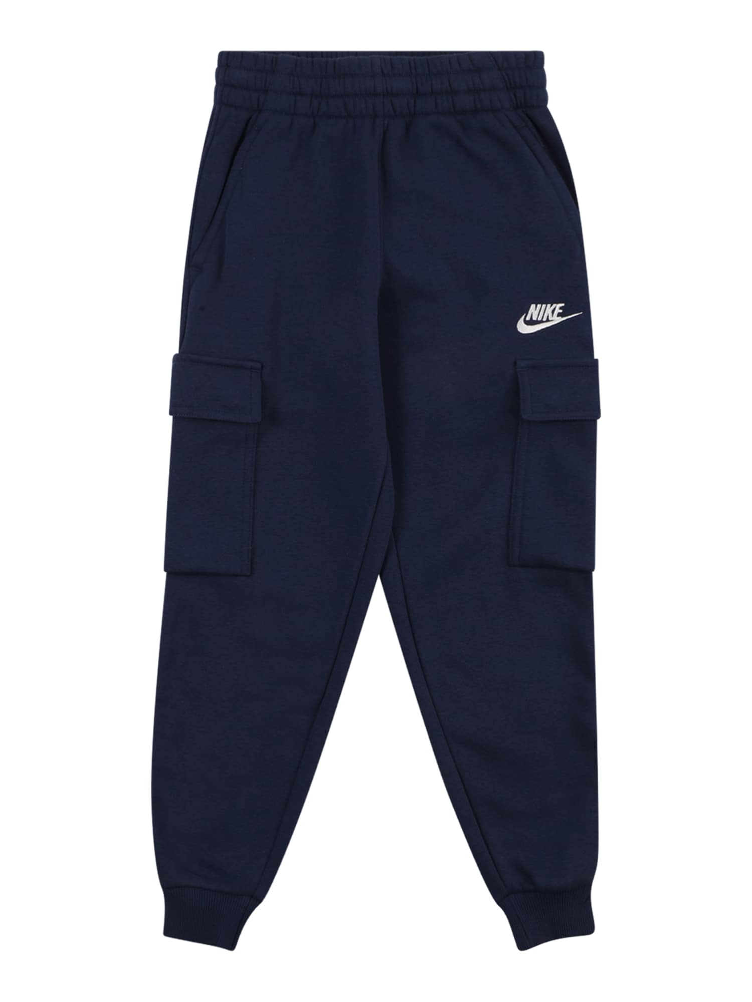 Nike Sportswear Hlače  mornarska / bela