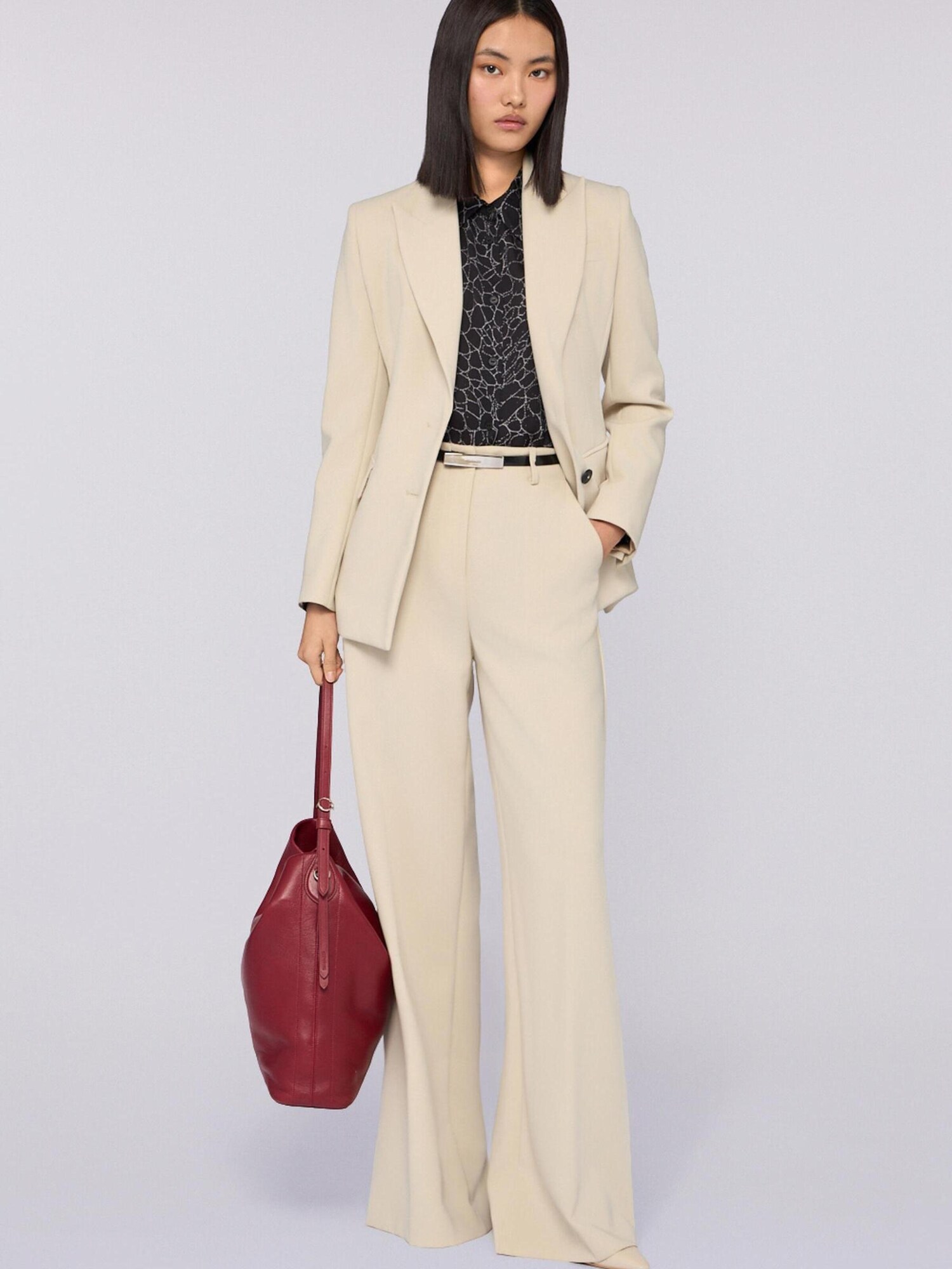 Trussardi Blazer  crema – imagen 4