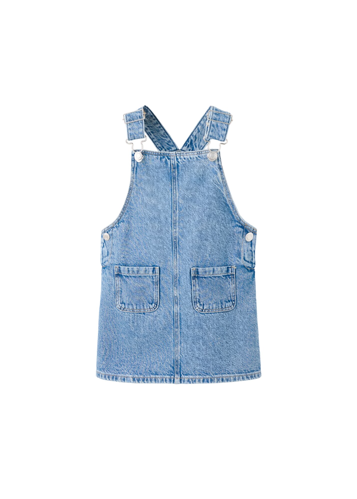 MANGO KIDS Fustă RUFFI albastru denim