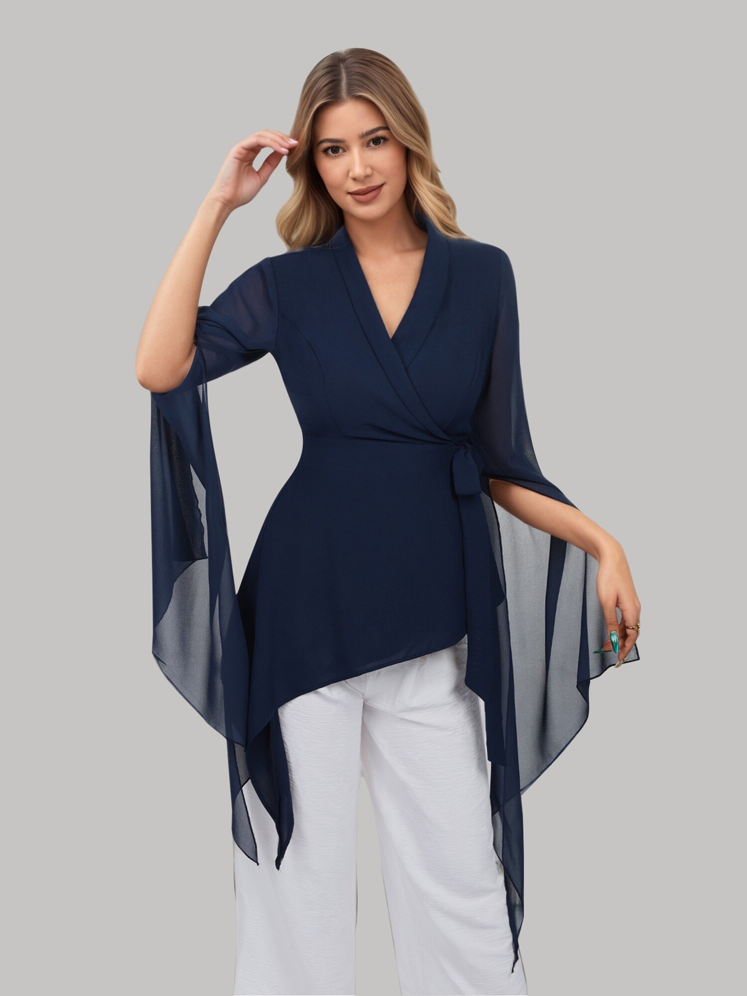 LapaPlus Blusa 'Women Blouse'  navy