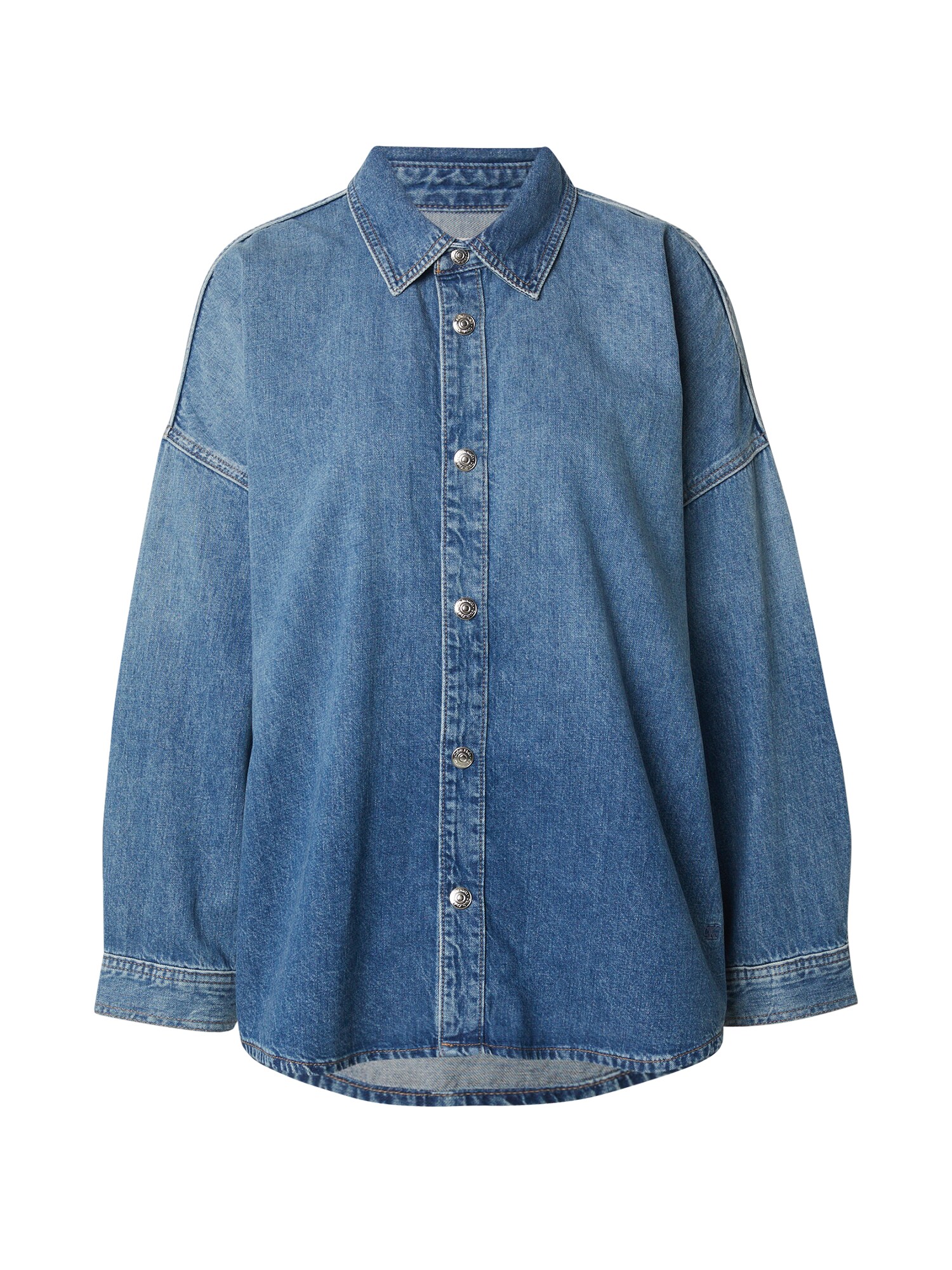 Calvin Klein Jeans Blúzka modrá denim