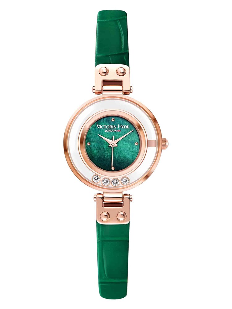 Victoria Hyde Uhr ' Stars ' Damen Größe One Size rosegold / grün / transparent