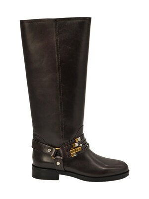 PINKO Botas 'CHEVAL'  marrón oscuro