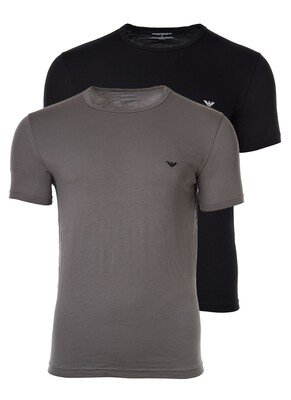 Emporio Armani Camiseta  color barro / negro