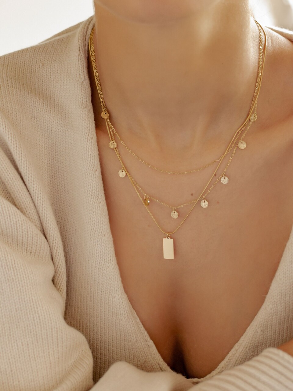 Halsband 'Line Up'