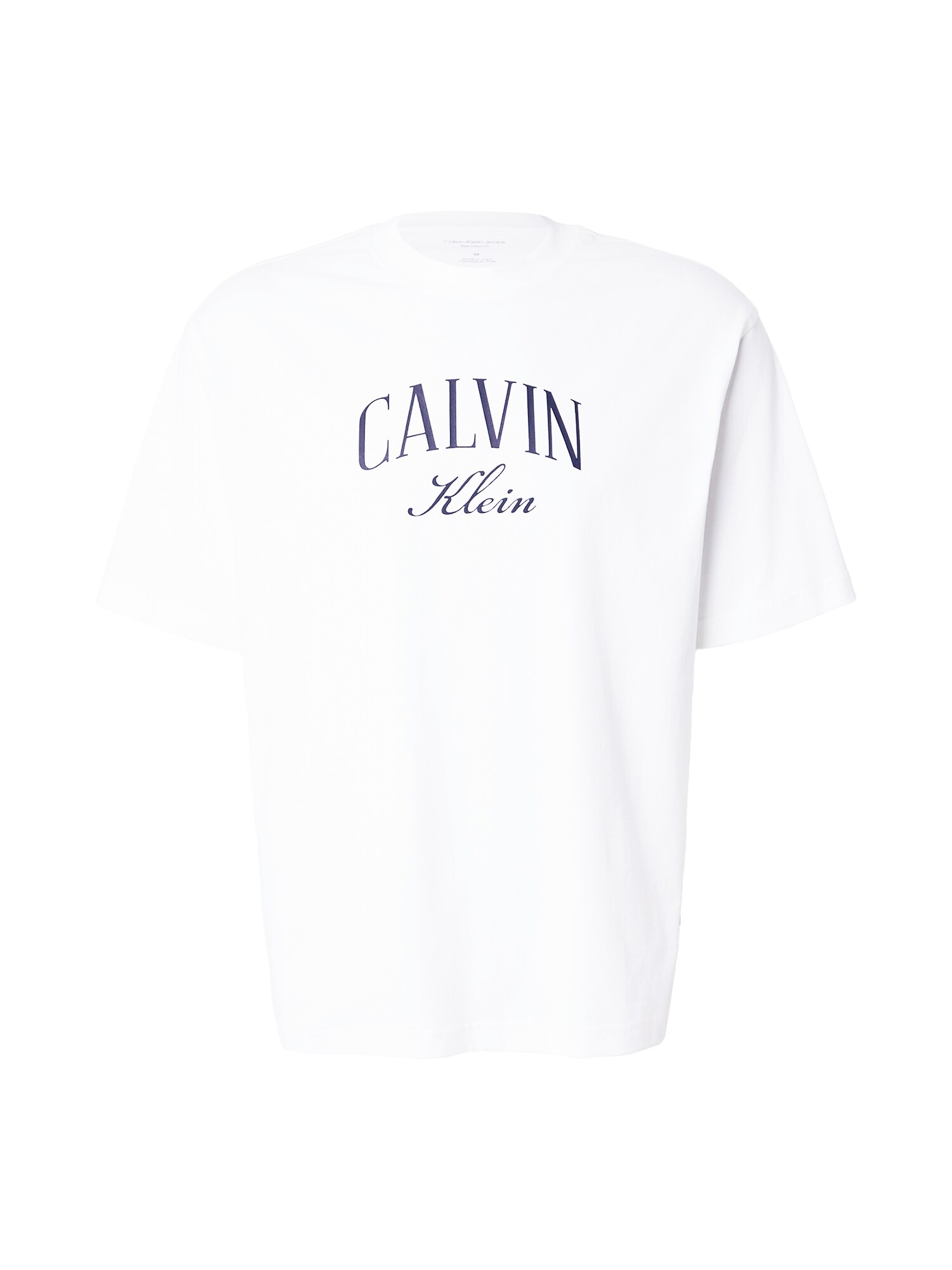 Calvin Klein Jeans Tričko  enciánová / biela
