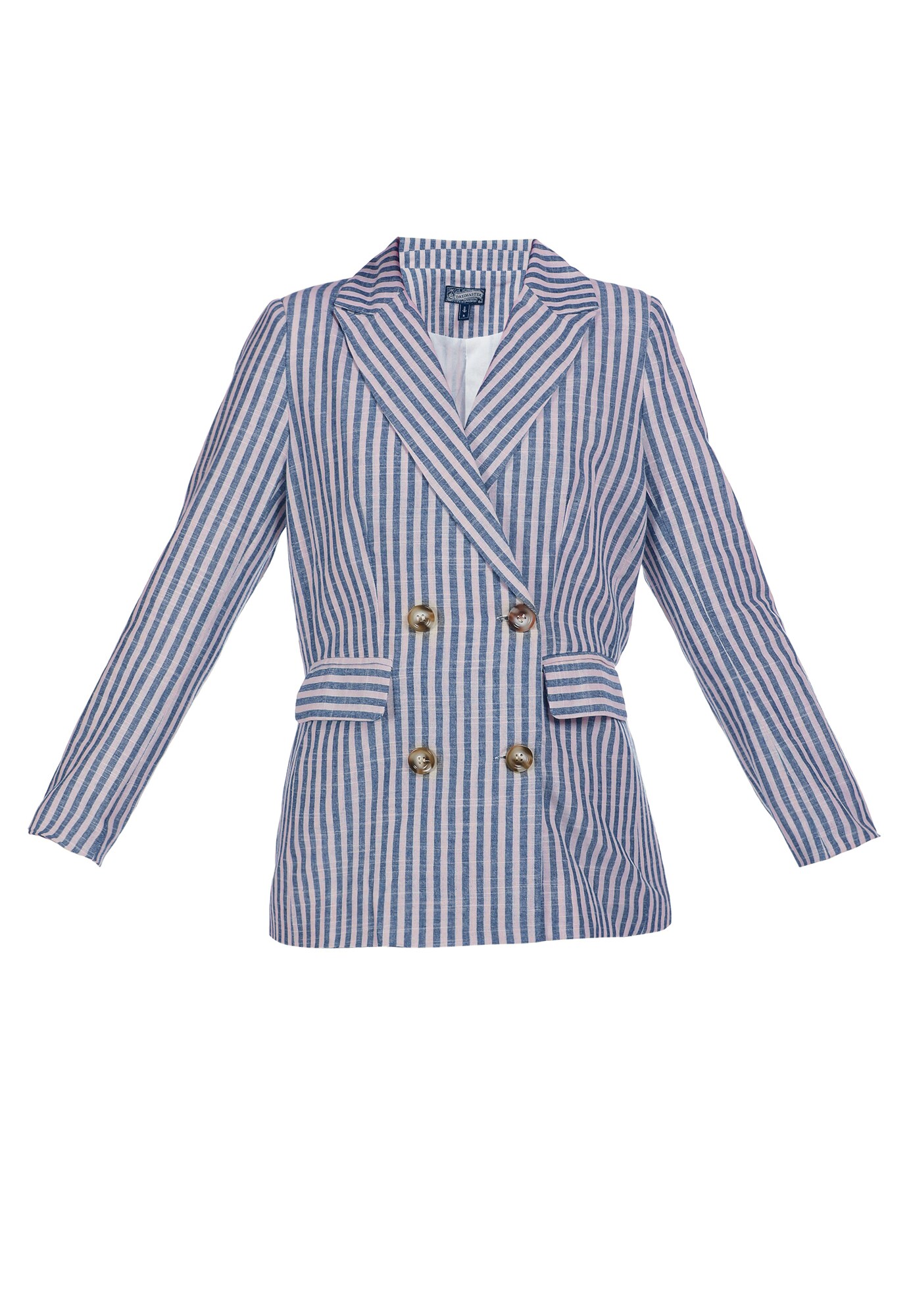DreiMaster Vintage Blazer švarkas  balta / sodri mėlyna („karališka“)