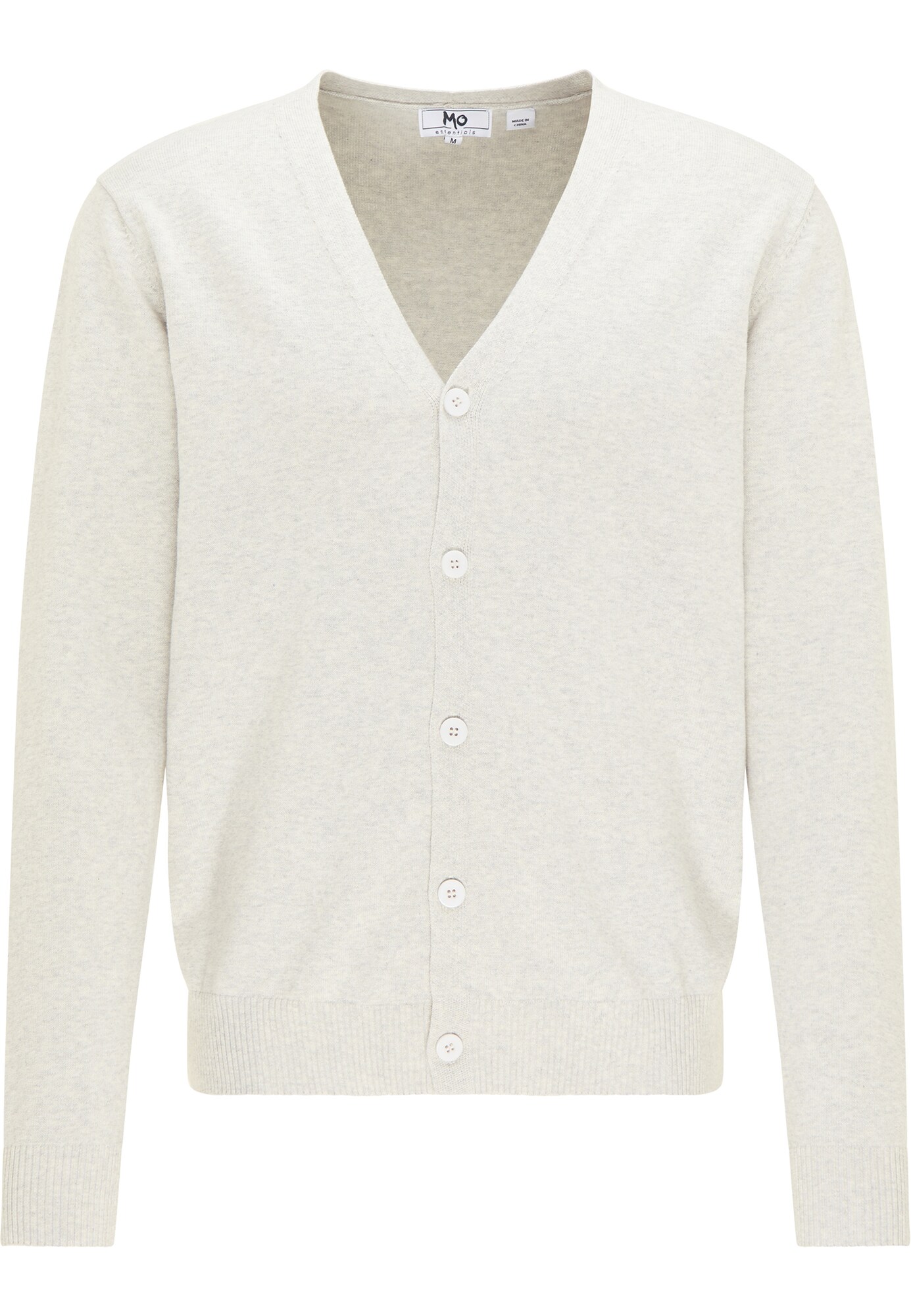 Mo ESSENTIALS Kardiganas  balkšva