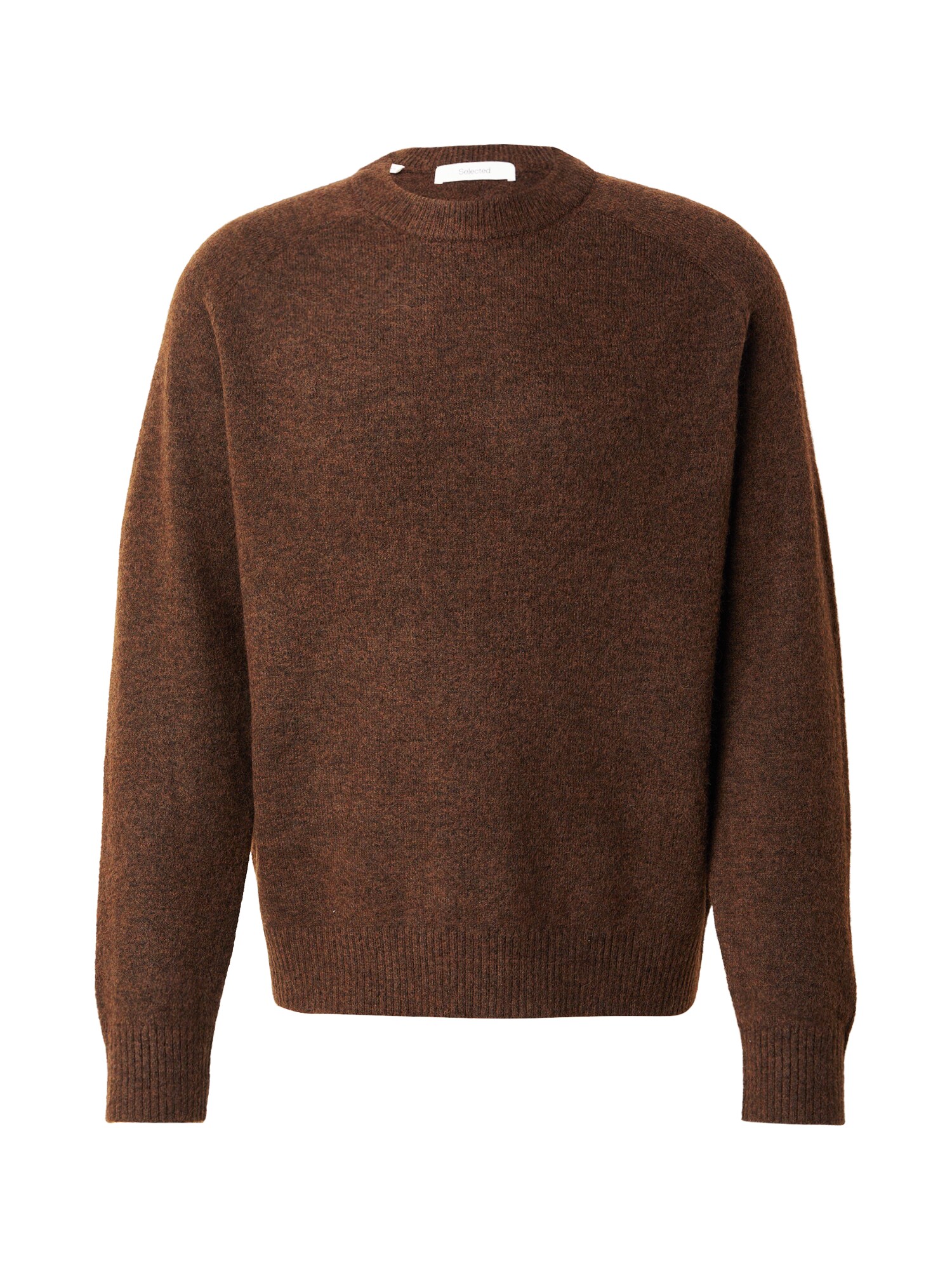 SELECTED Pulover SLHRAI  ciocolatiu