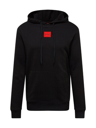 HUGO Sweatshirt ‘Daratschi214’ Rood / Zwart