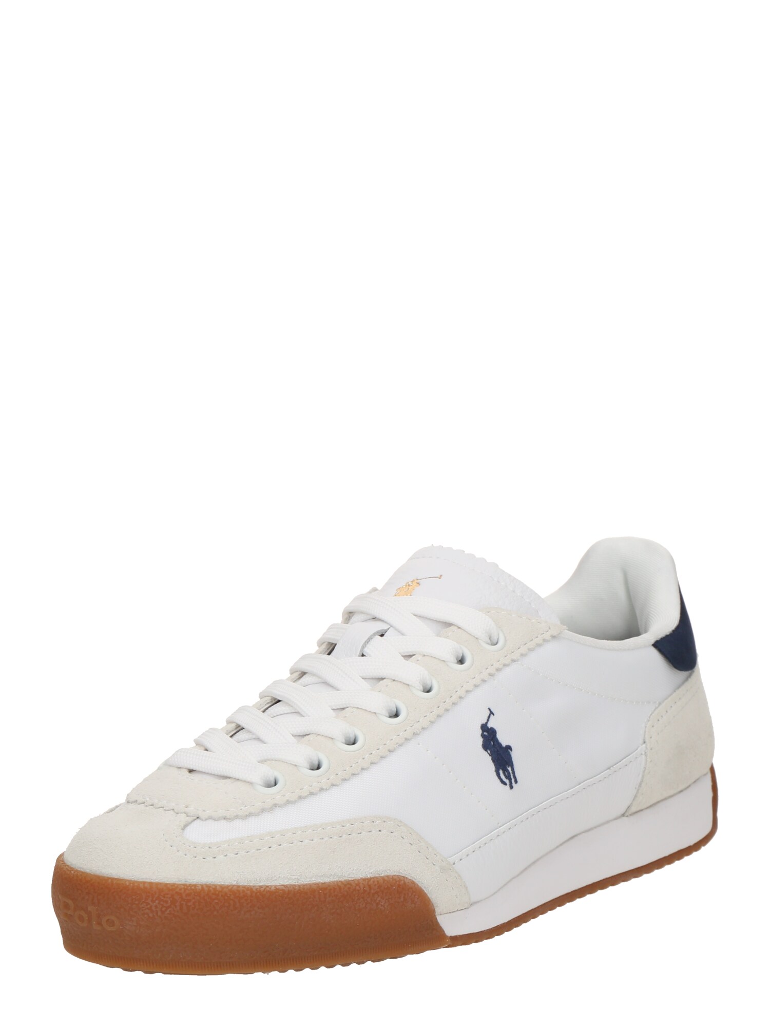 Polo Ralph Lauren Sneaker low  bej / albastru închis / alb