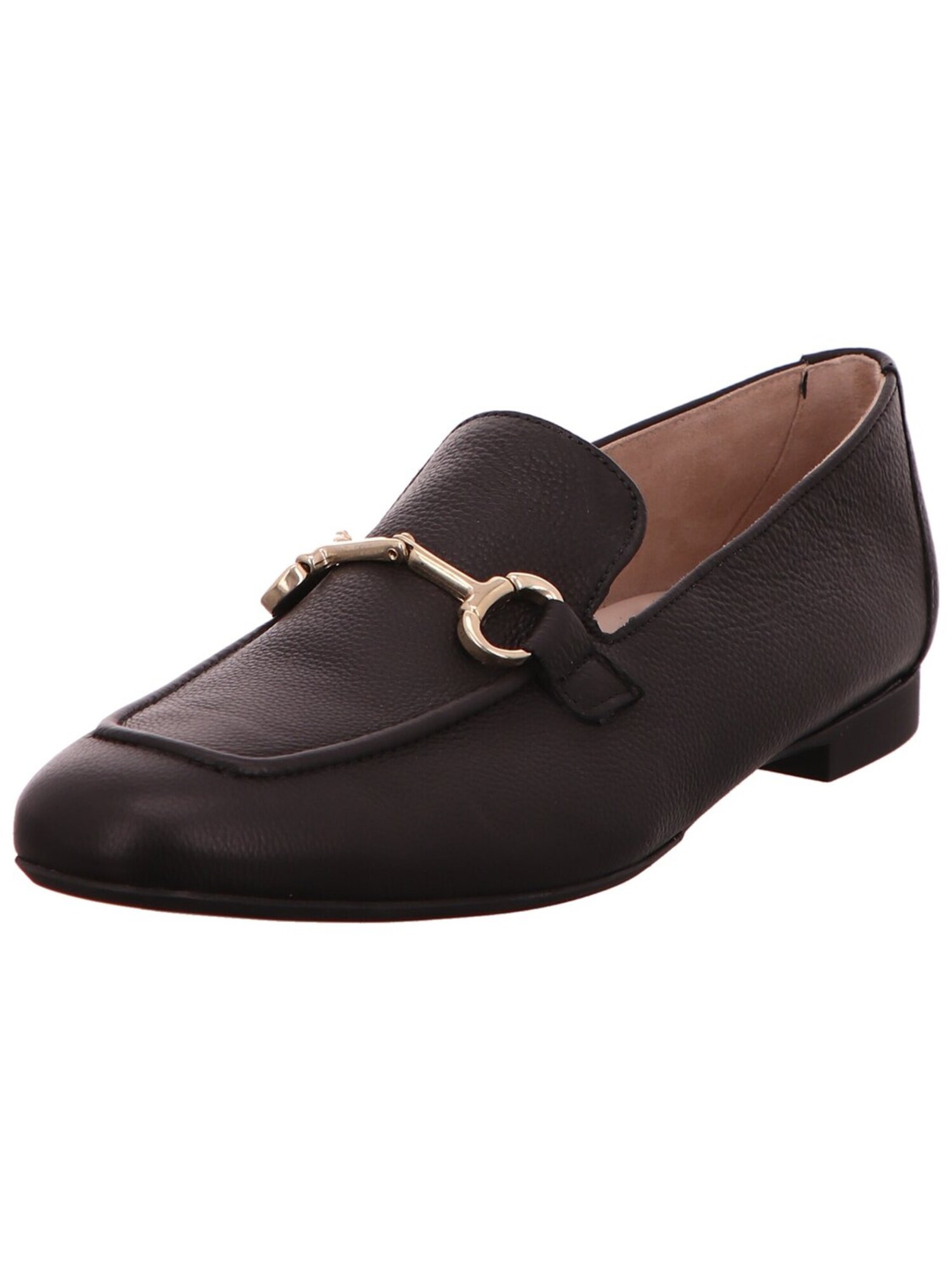 Paul Green Mocasines 'Slipper Damen 2596-005 Echtleder in schwarz' marrón