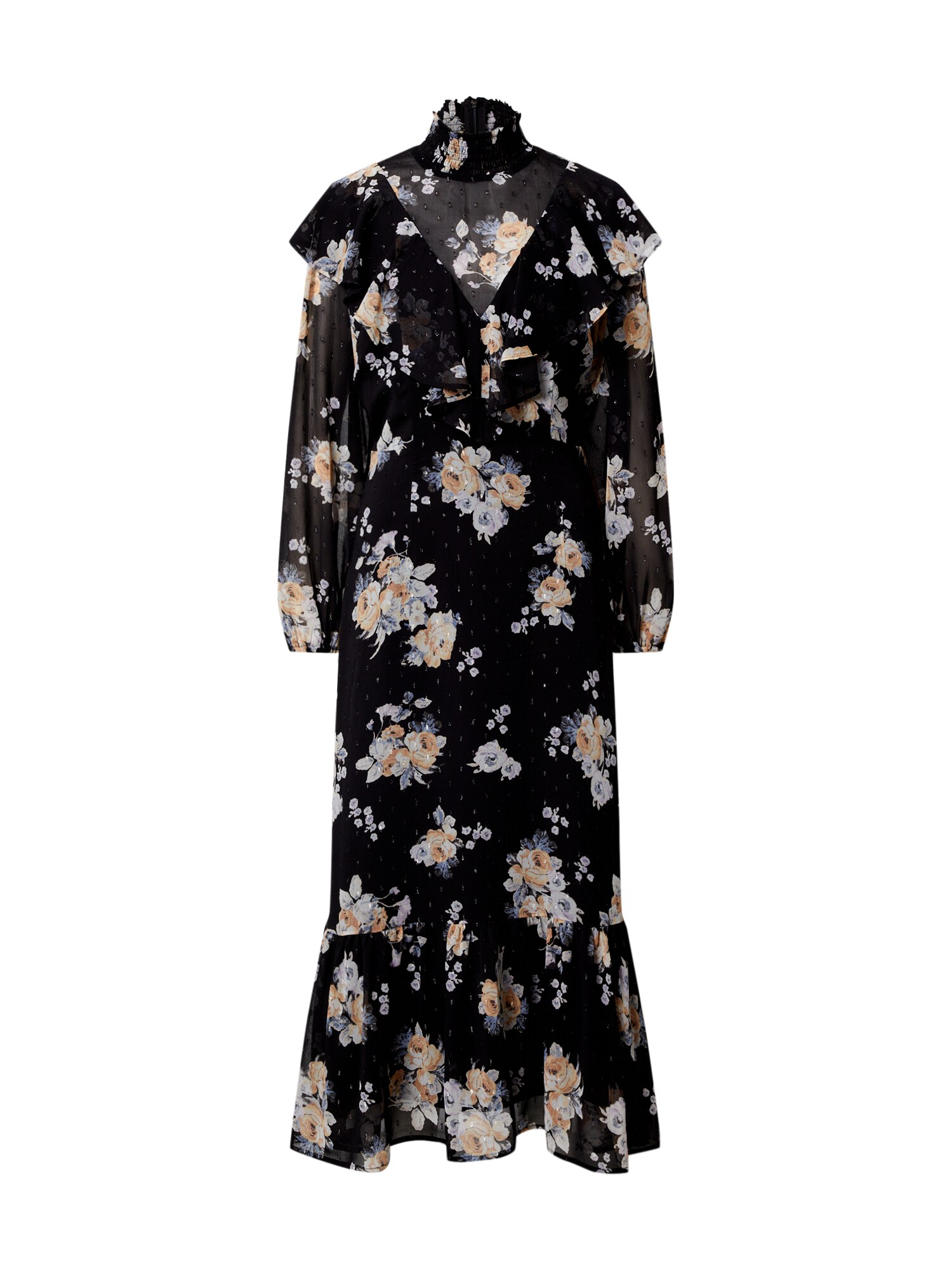 EDITED Palaidinės tipo suknelė 'Wiyana'  mišrios spalvos / juoda