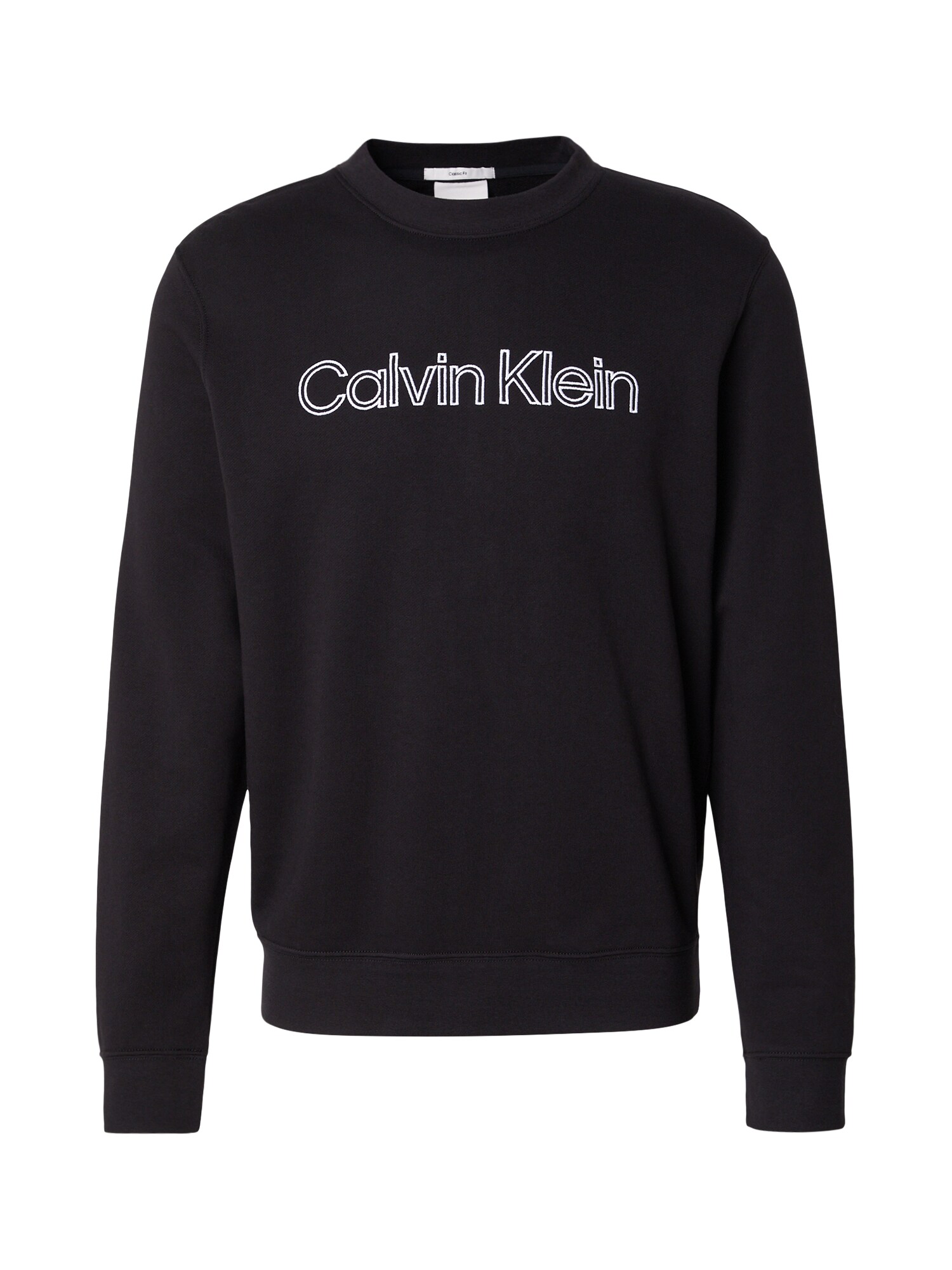 Calvin Klein Mikina  čierna / biela
