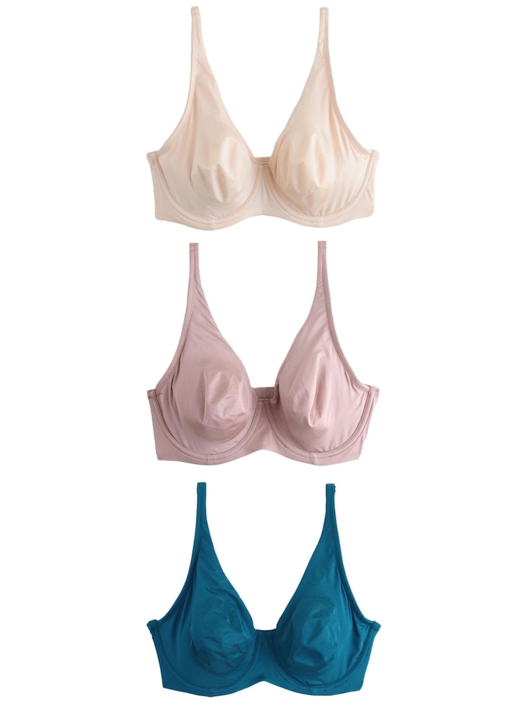 Next BH Damen Größe 75 nude / petrol / rosa