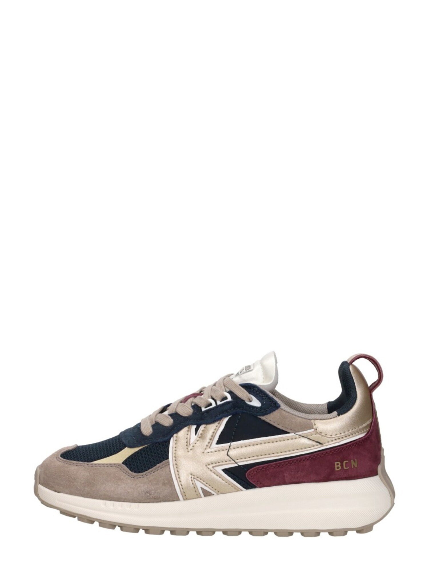 Kaotiko Sneakers Laag 'Detroit Glam' Taupe