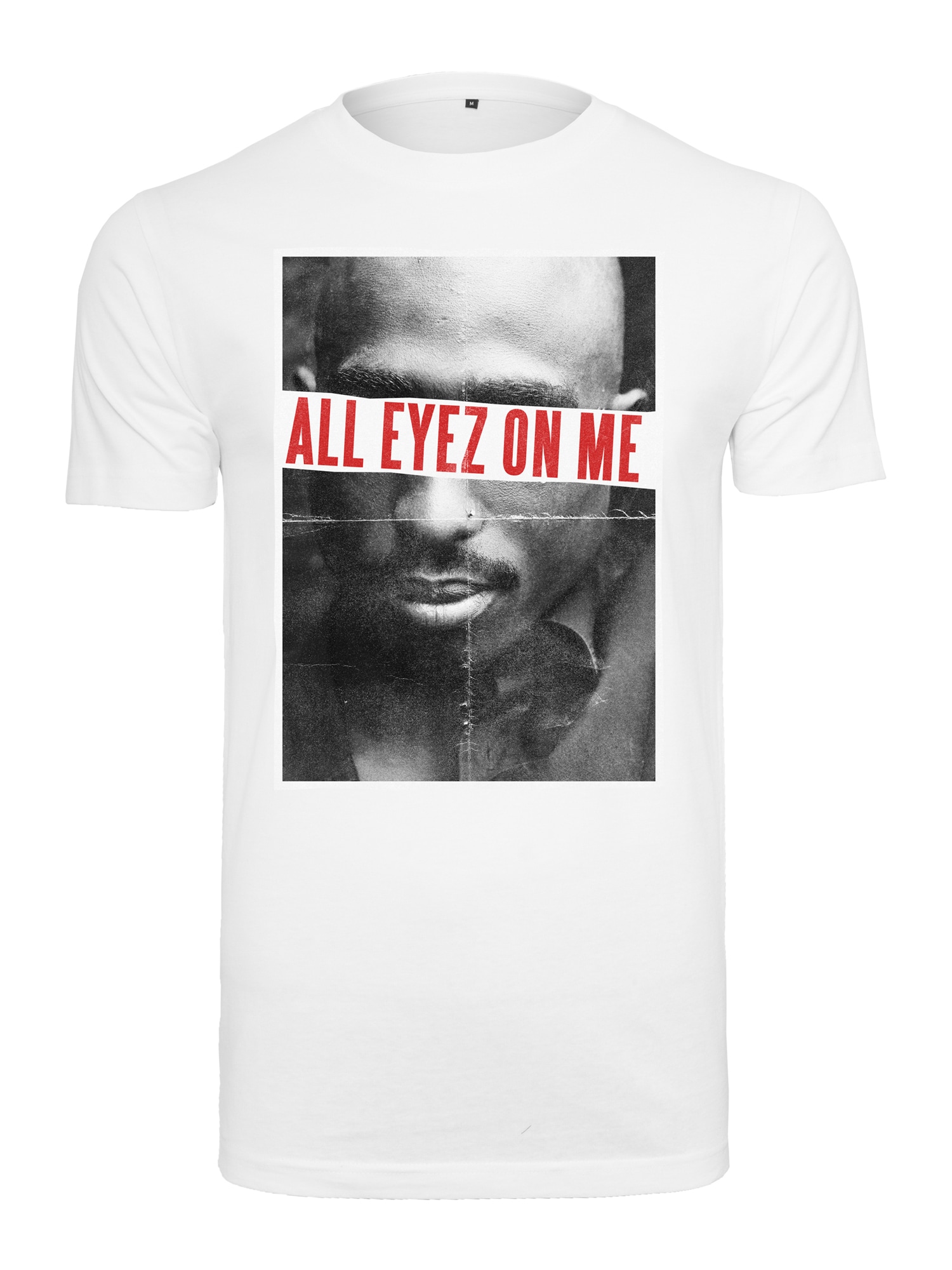 Mister Tee Marškinėliai '2Pac All Eyez On Me' juoda / raudona / balta