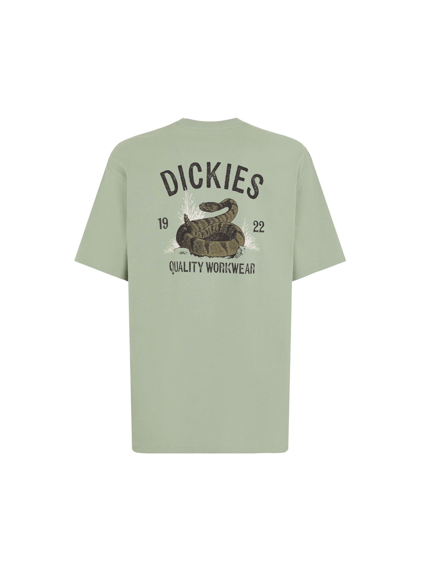 DICKIES Póló 'Snake'  olíva / világoszöld / fekete / fehér termék 2. képe