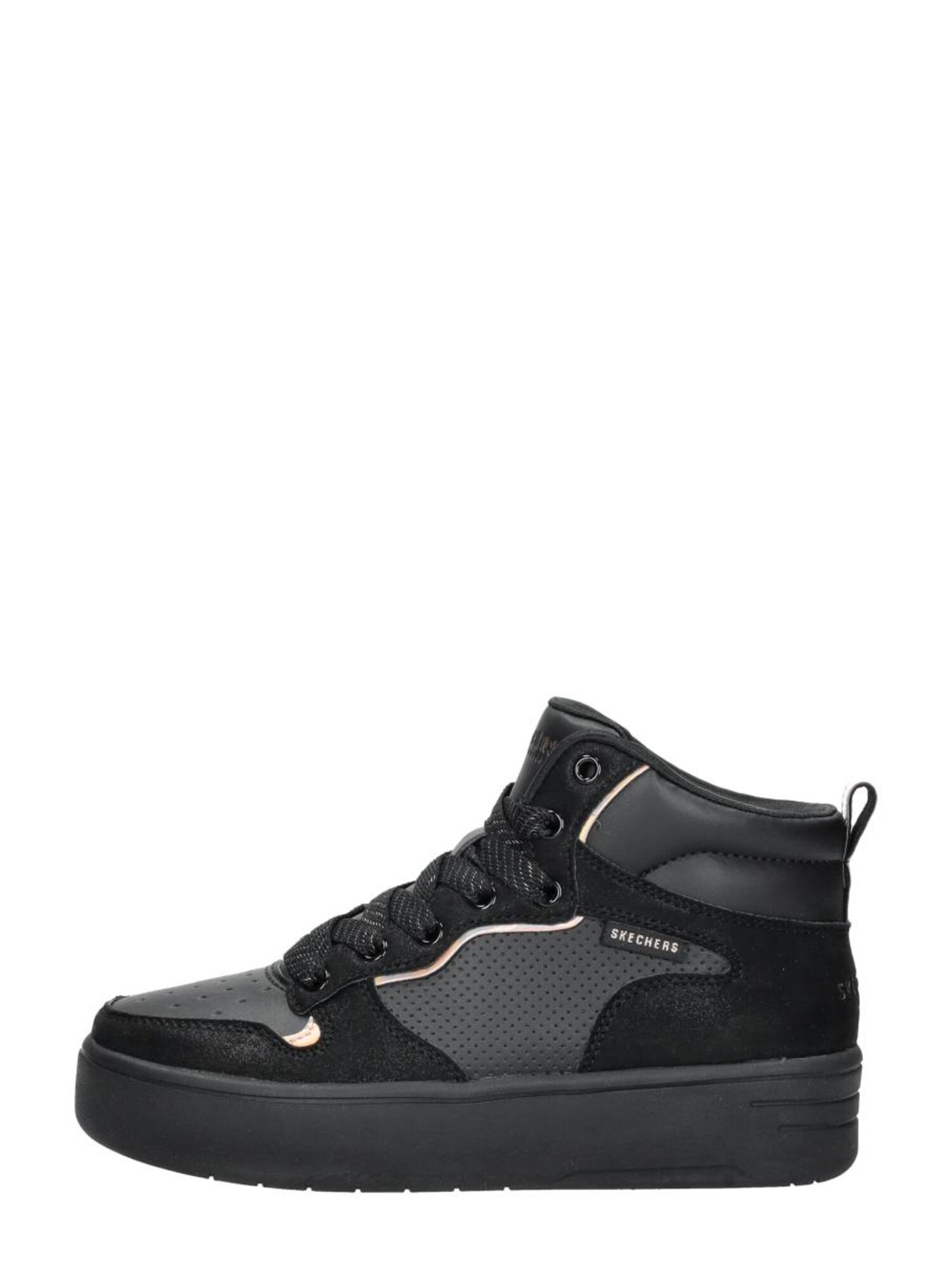 Skechers Sneakers 'Court High' Zwart