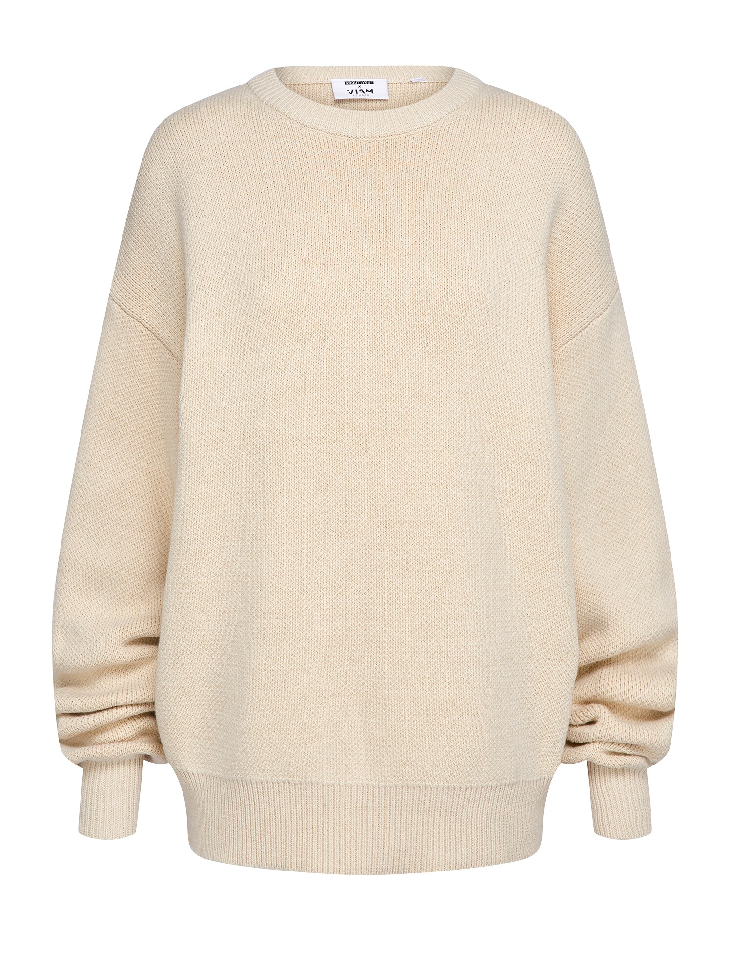 ABOUT YOU x VIAM Studio Pullover 'Faith'  bege