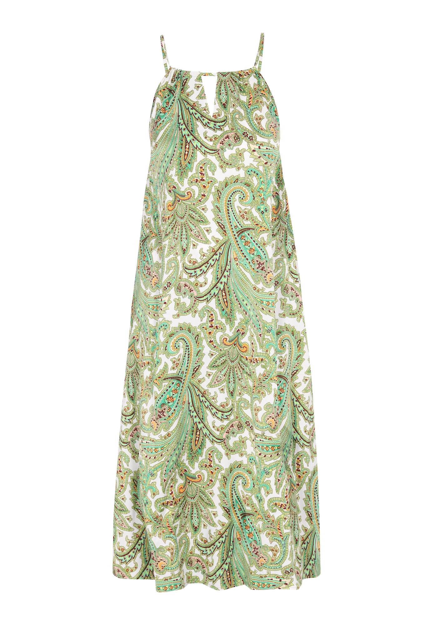 IZIA Rochie  verde / verde deschis / portocaliu / alb