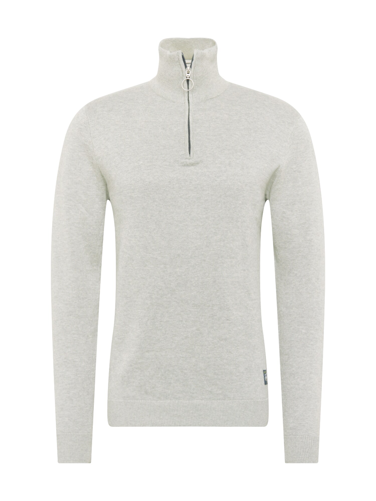 JACK & JONES Megztinis 'RELI'  šviesiai pilka / pilka