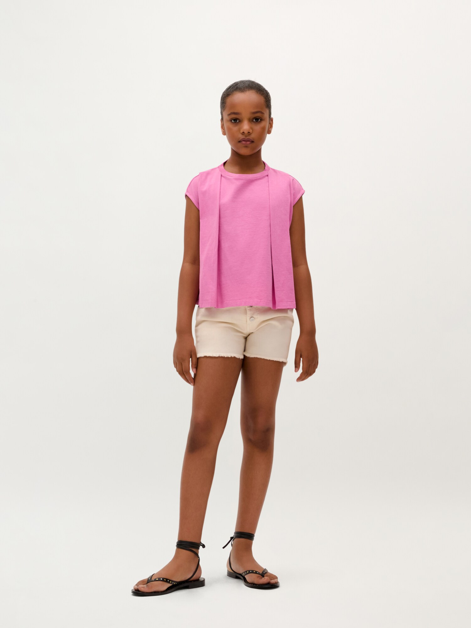 Thumbnail - Scalpers Pleat Skull Tee Girls