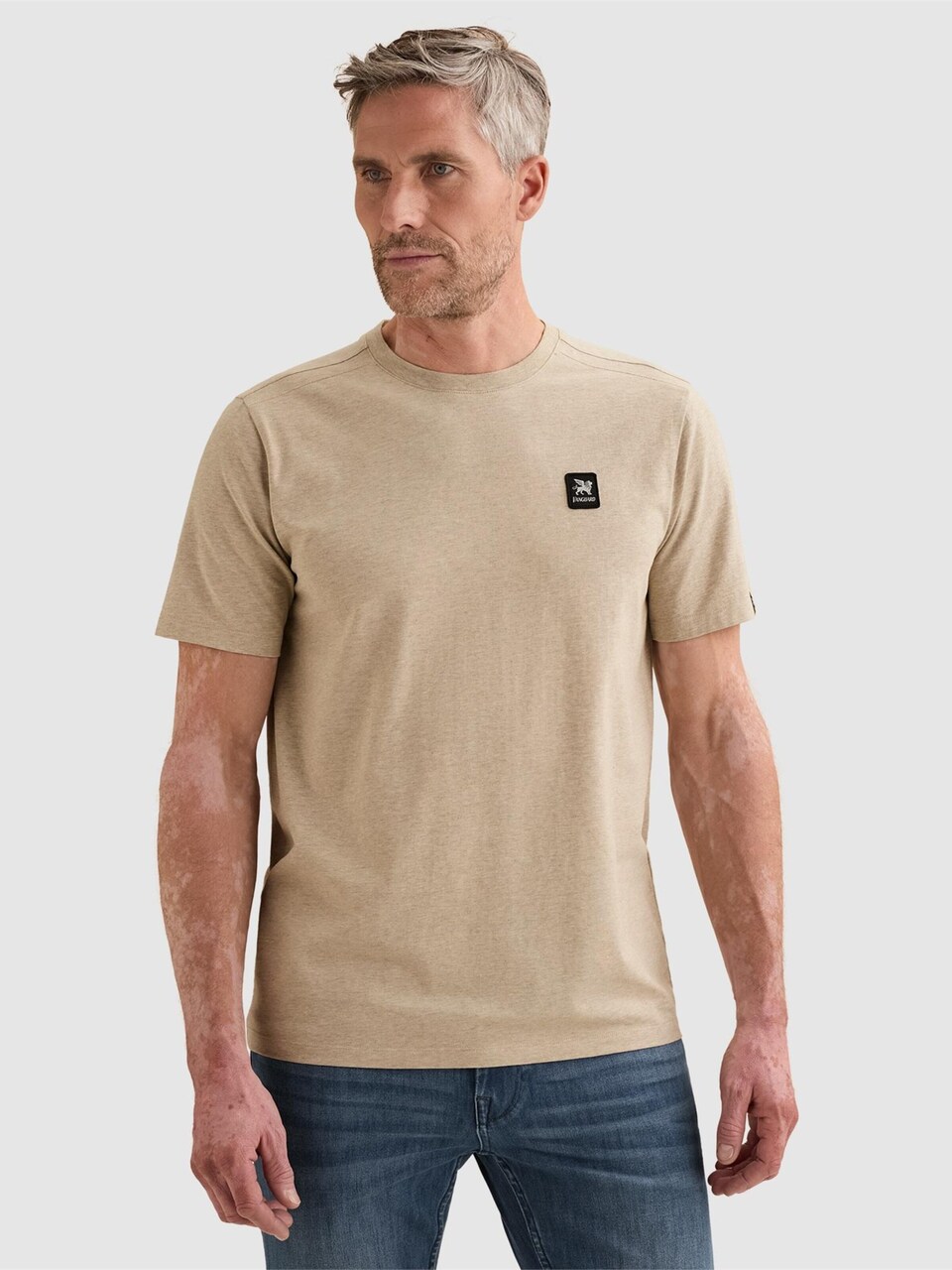 T-shirt 'T-shirt in cotton jersey with stretch'