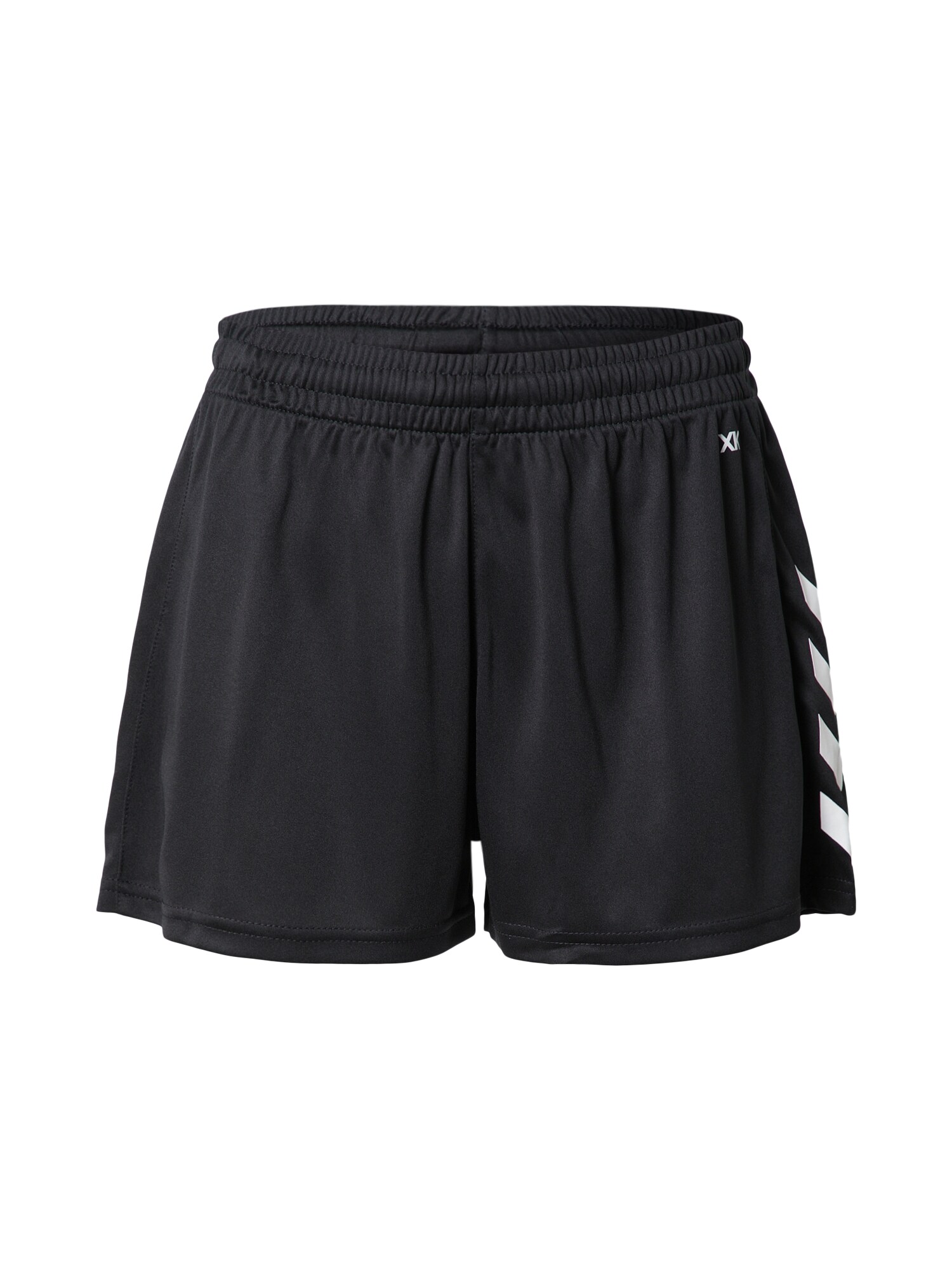 Hummel Sportske hlače  crna / bijela