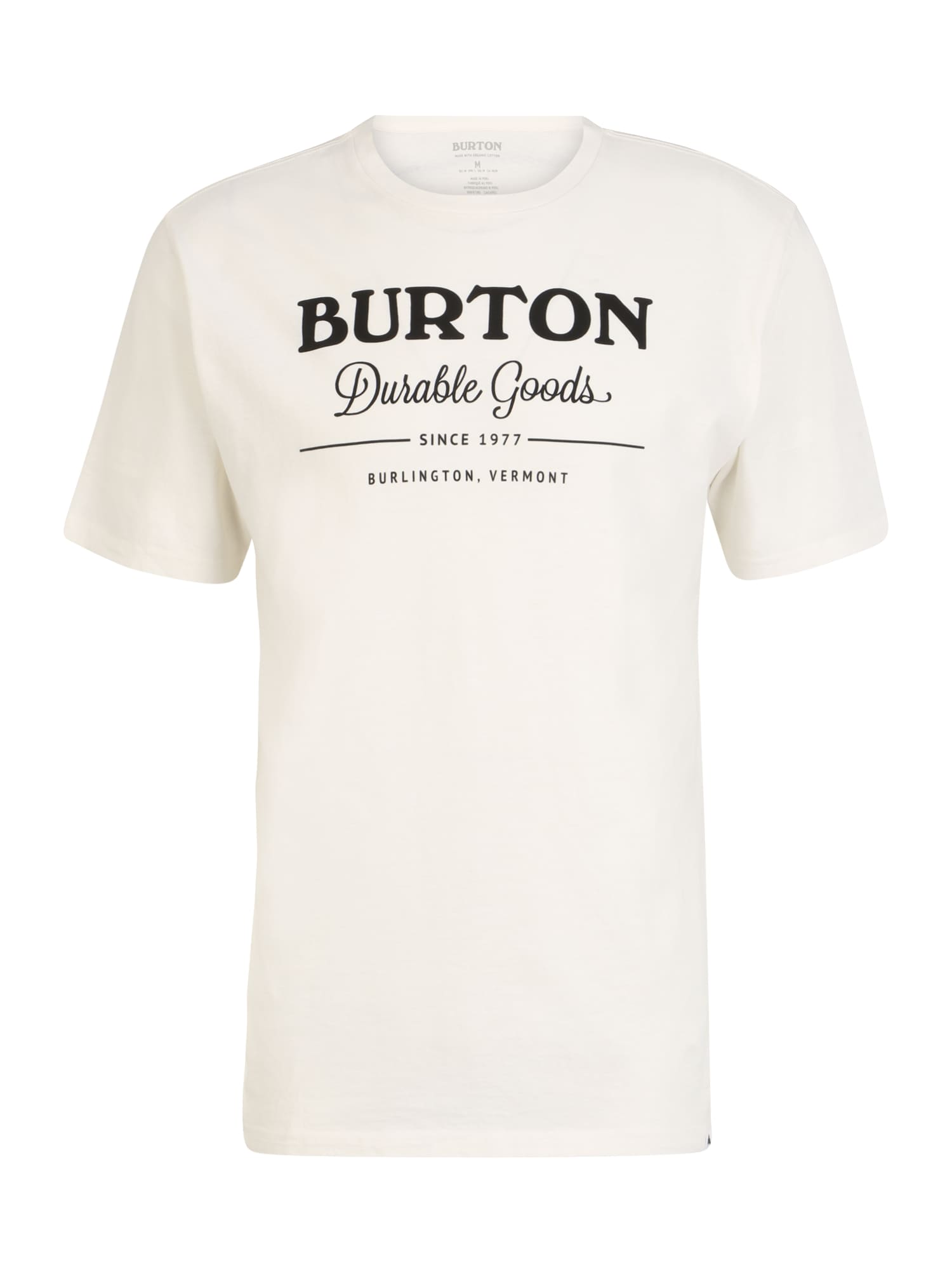 BURTON Marškinėliai 'Durable Goods' balta / juoda