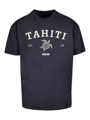 F4NT4STIC Shirt ‘Tahiti’ Blauw / Wit