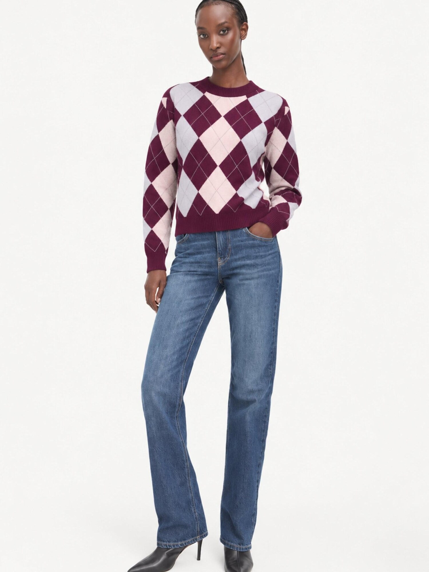 GUESS Jersey 'W6BR48Z1447'  burdeos – imagen 3
