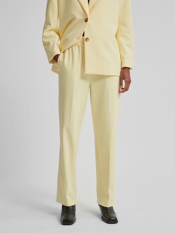 Selected Femme Malli Hose mit geradem Bein und mittlerer Leibhöhe