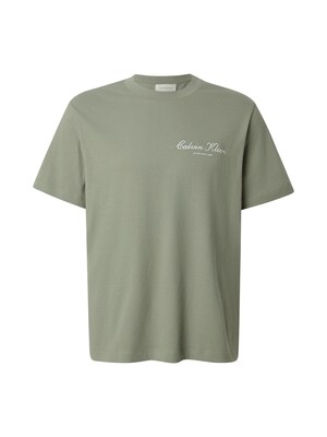 Calvin Klein Jeans Camiseta  oliva / blanco