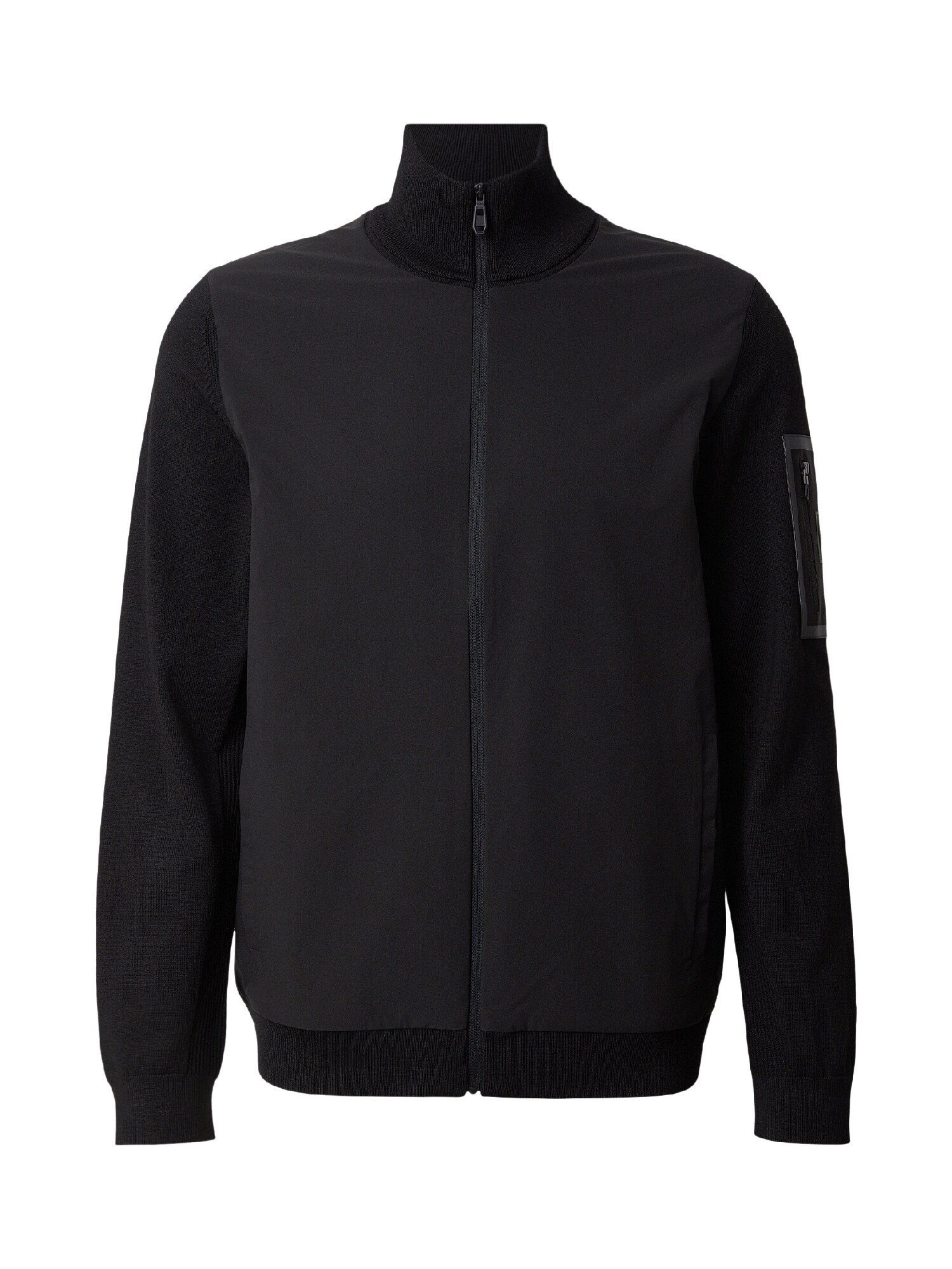 BOSS Geacă tricotată KN_Momentum-X  negru