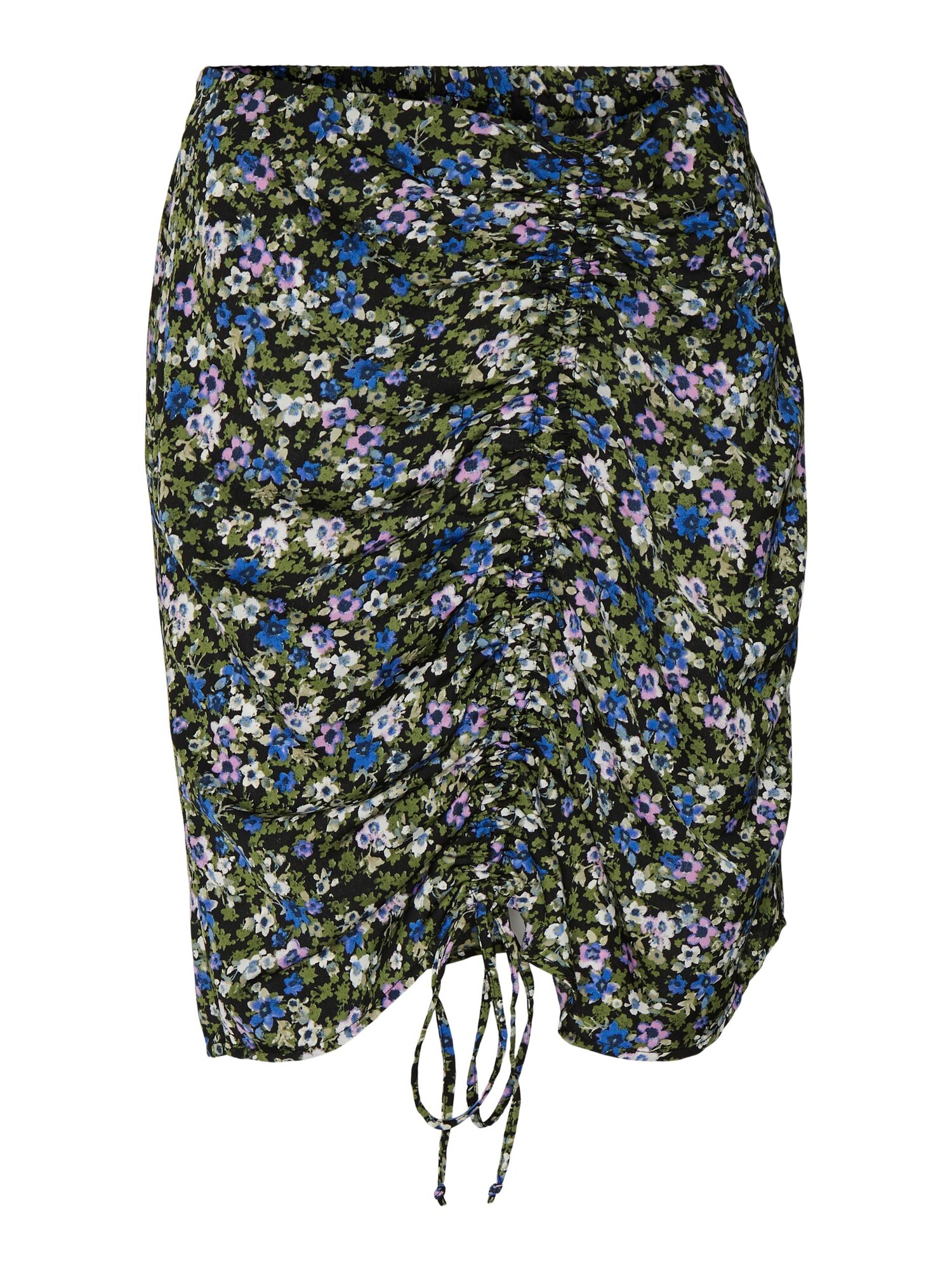 VERO MODA Fustă Abby  albastru regal / verde măr / mov liliachiu / negru