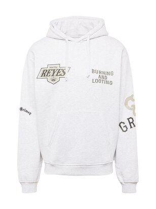 Grimey Sweatshirt ‘CAUSING PANIC’ Taupe / Lichtgrijs / Zwart