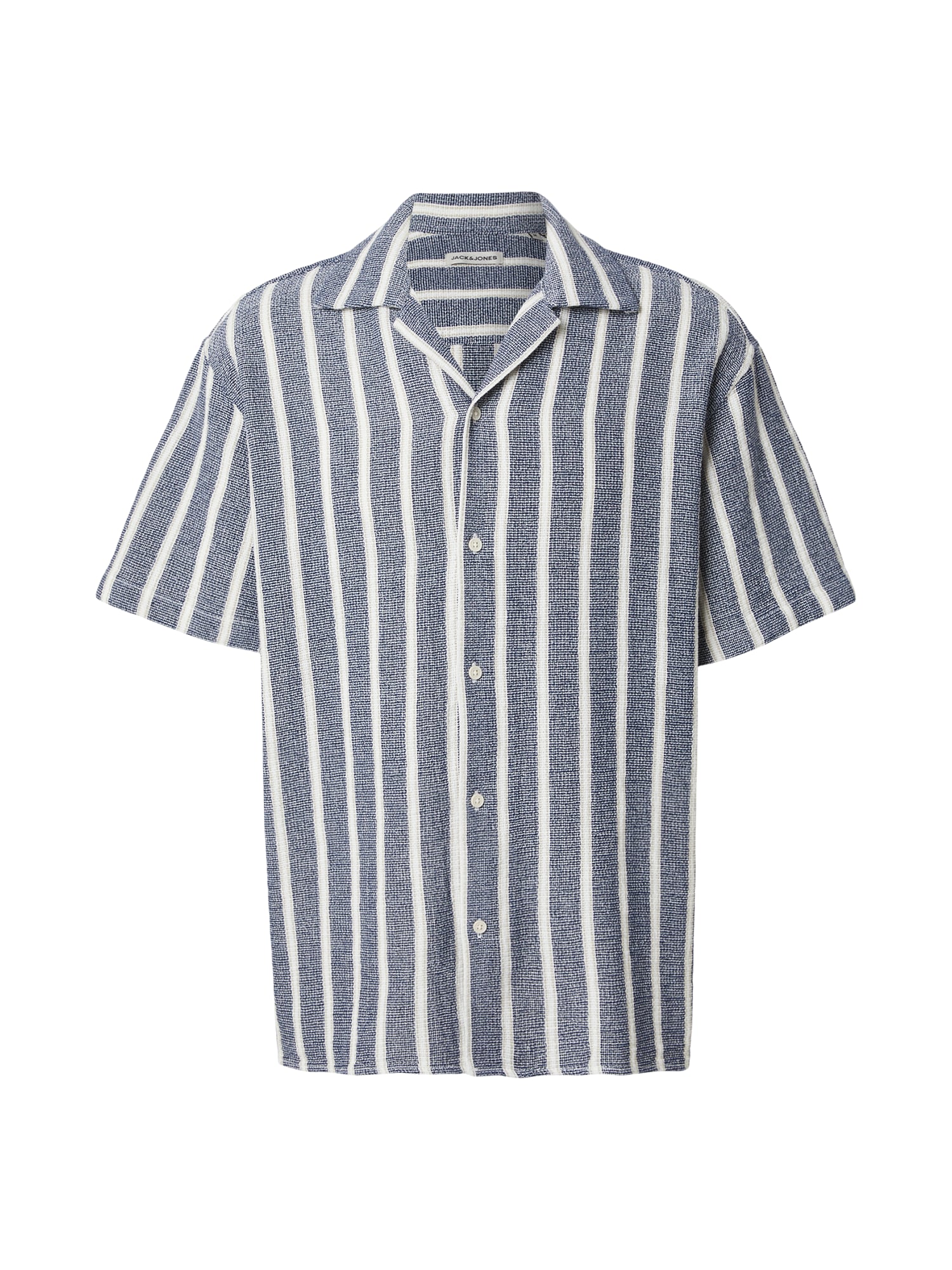 JACK & JONES Cămașă 'JWHCOBA'  bleumarin / alb