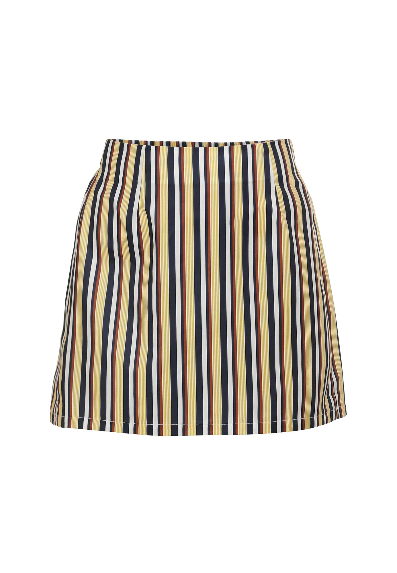 usha BLUE LABEL Sijonas  geltona / balta / rusva / tamsiai mėlyna