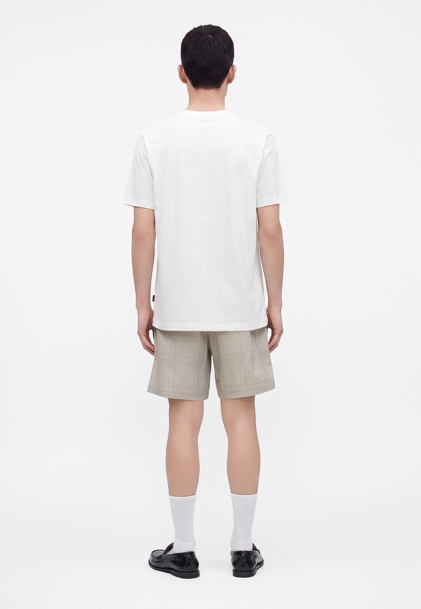 BOSS Camiseta  rojo rubí / blanco – imagen 3