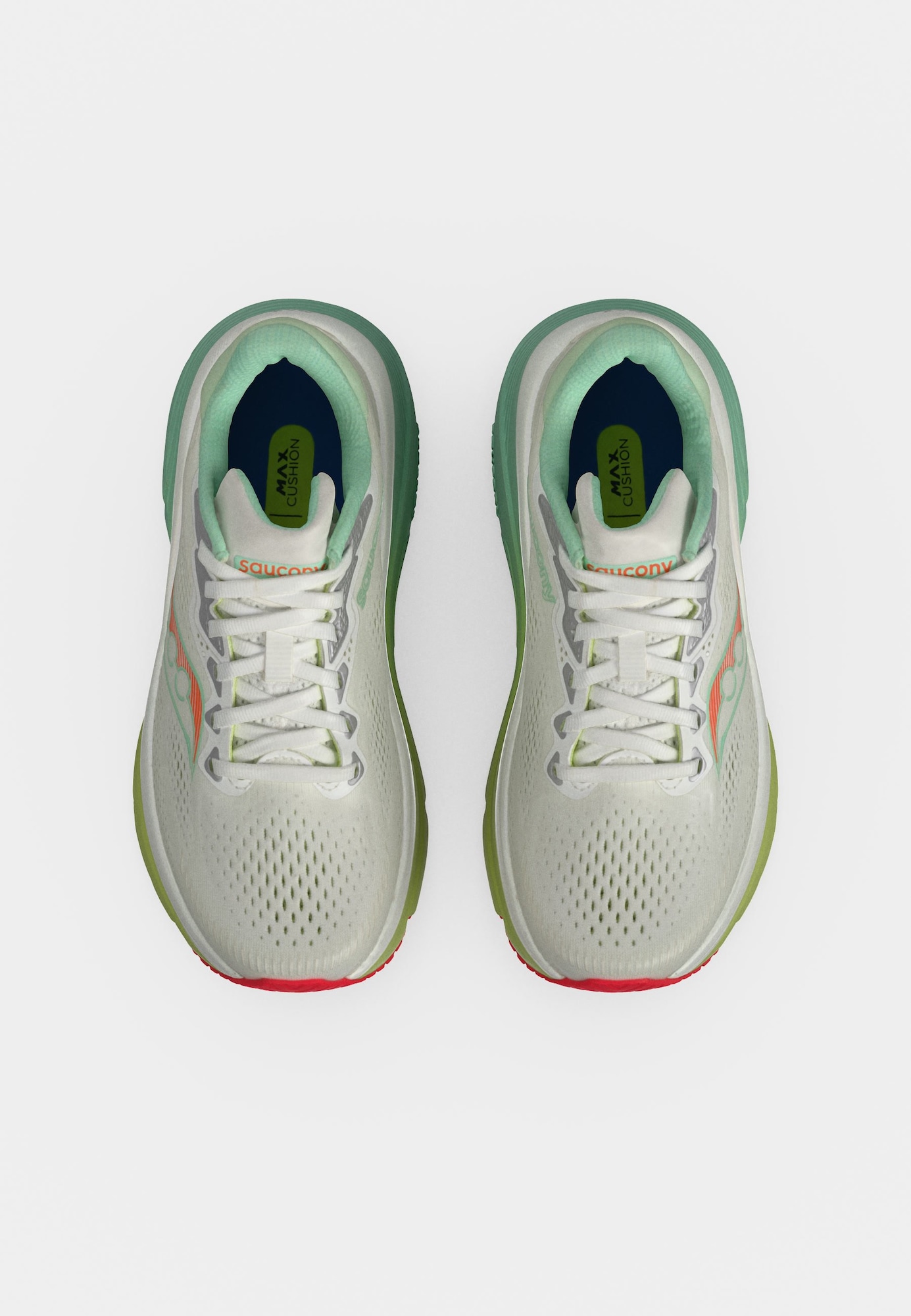 Saucony Zapatillas de running 'GUIDE 19' verde pastel / naranja claro / blanco – imagen 3