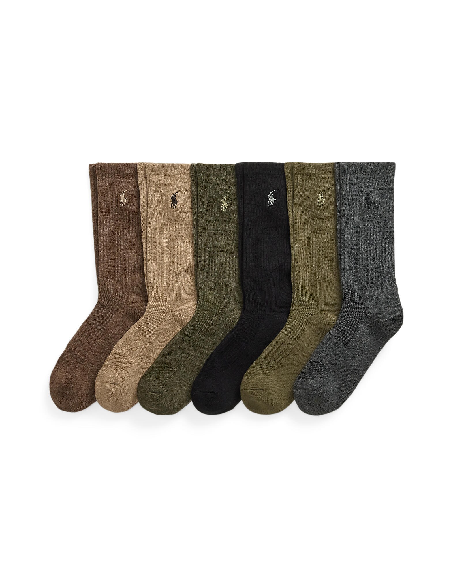 Polo Ralph Lauren Șosete maro / gri grafit / oliv / negru