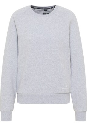 DreiMaster Maritim Sweatshirt ‘Kilata’ Grijs gemêleerd / Wit