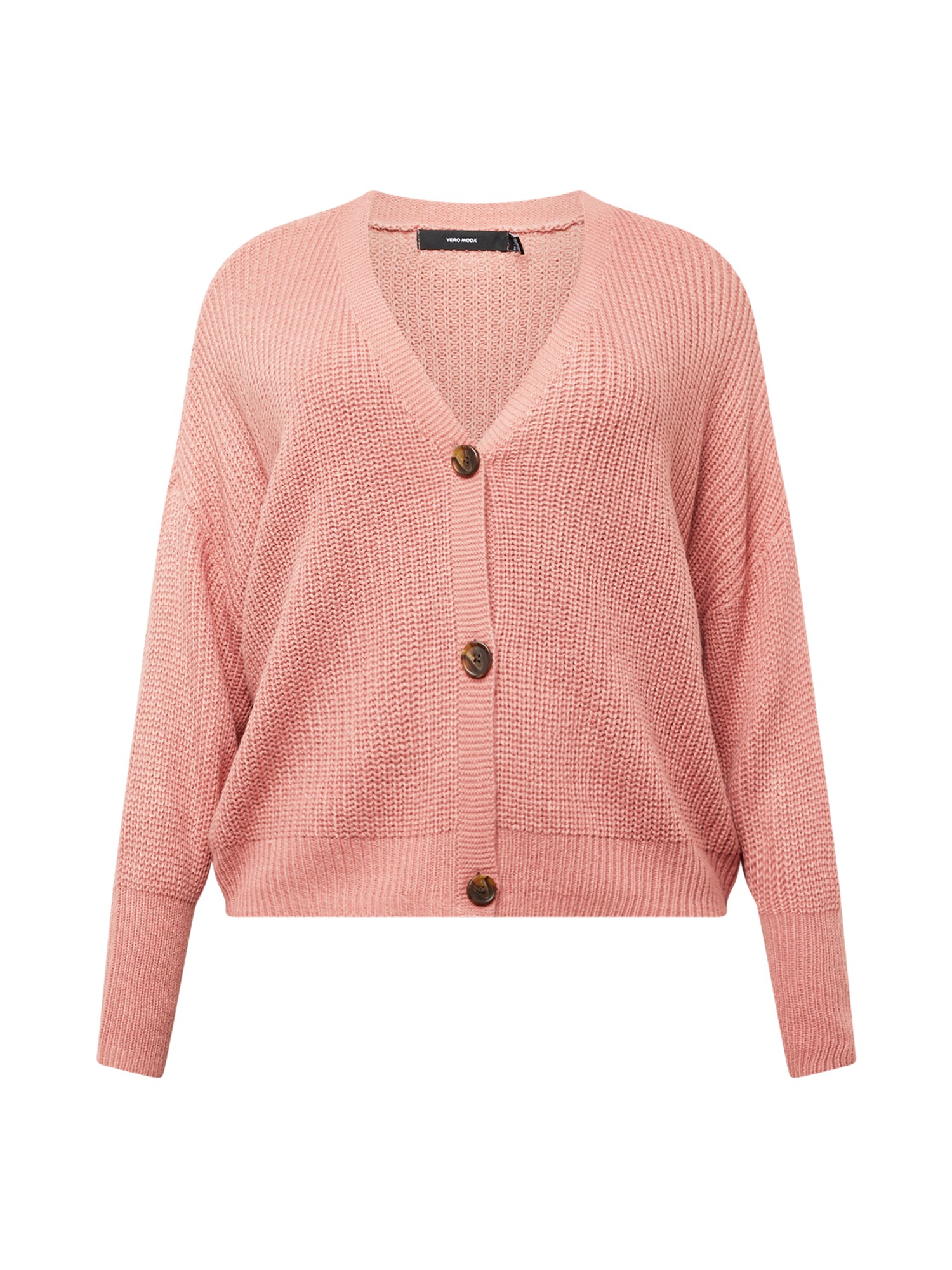 Vero Moda Curve Плетена жилетка 'LEA'  пепел от рози