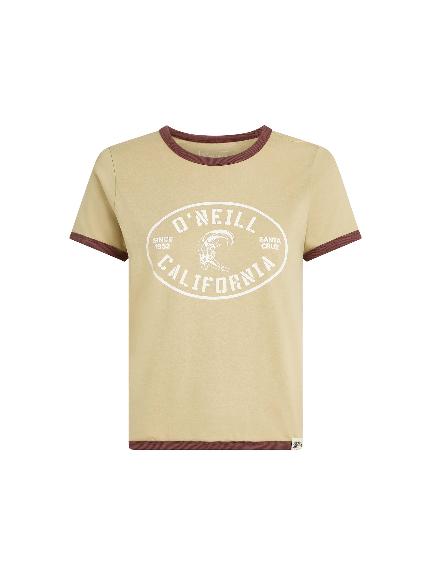 ONEILL Tricou bej / roșu / alb