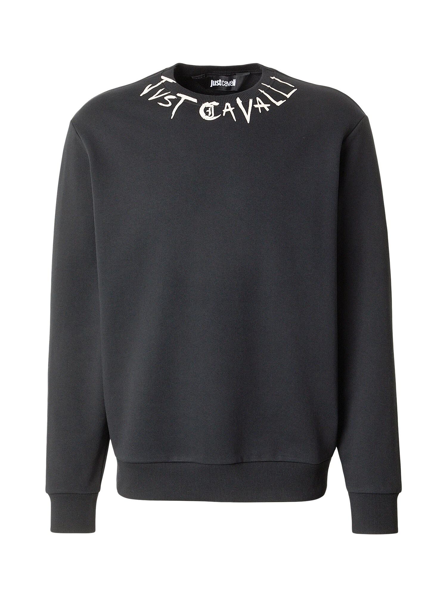 Just Cavalli Sudadera  beige claro / negro