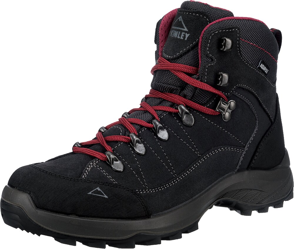 MCKINLEY Outdoorschuh 'Alpspitz Aqx' Damen Größe 48 dunkelgrau / rot
